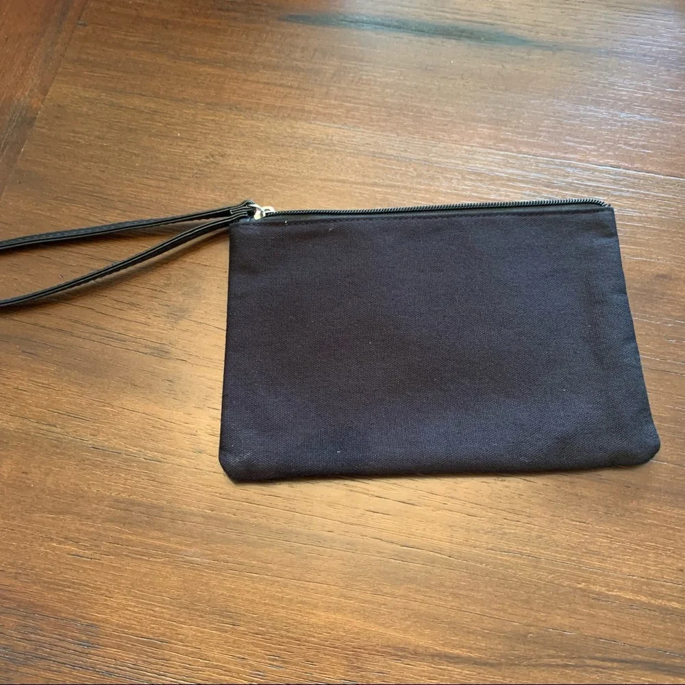 Victoria’s Secret Sequins Canvas Wristlet Clutch - Picture 2 of 4
